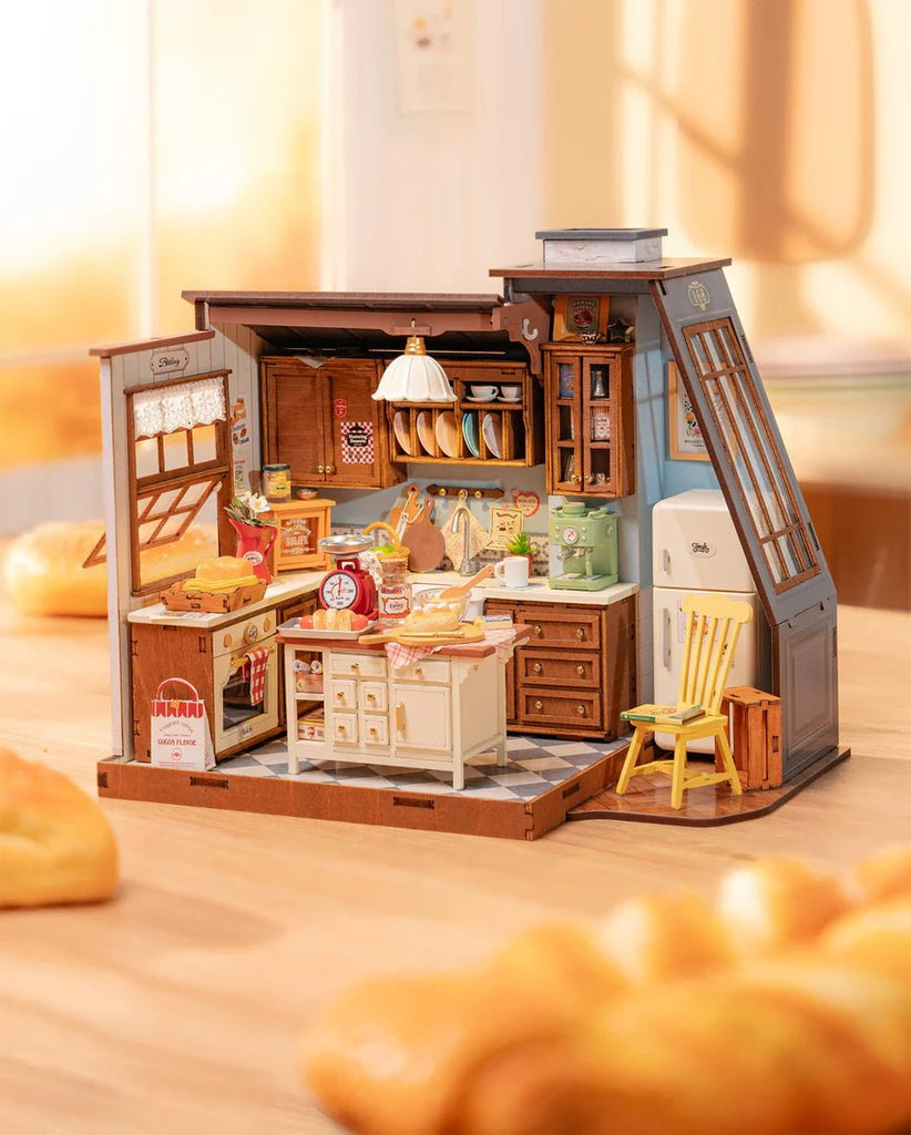 ROKR DG172 Holzbausatz Miniatur Küche für Erwachsene
