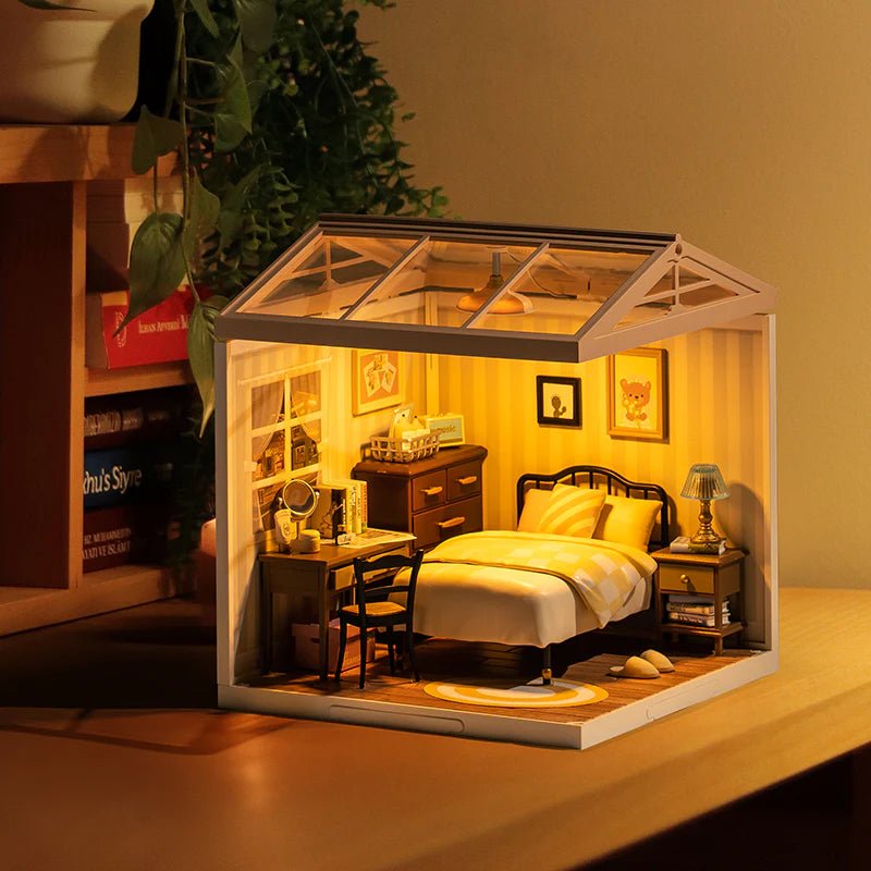 Sweet Dream Bedroom Holzbausatz ROKR mit Bett und Schminktisch
