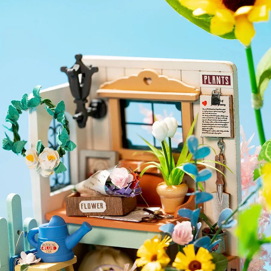 DS030 Terrace Garden Rolife Holzbausatz Miniatur Terrasse mit Blumen
