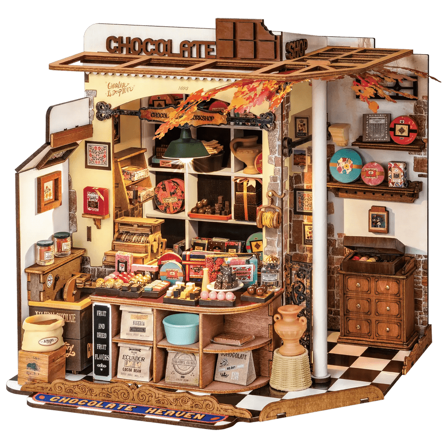 Rolife Henry’s Chocolate DG174 Miniatur-Schokoladenladen mit LED
