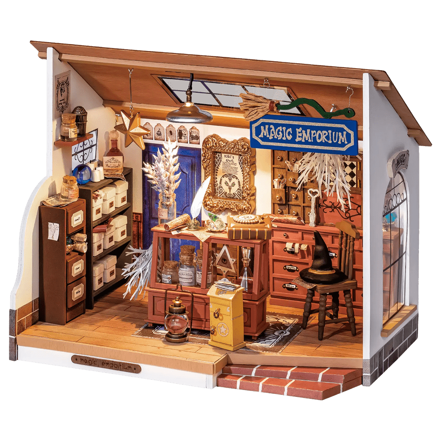 Rolife Kiki’s Magic Emporium DG155 Miniatur-Zauberladen mit LED
