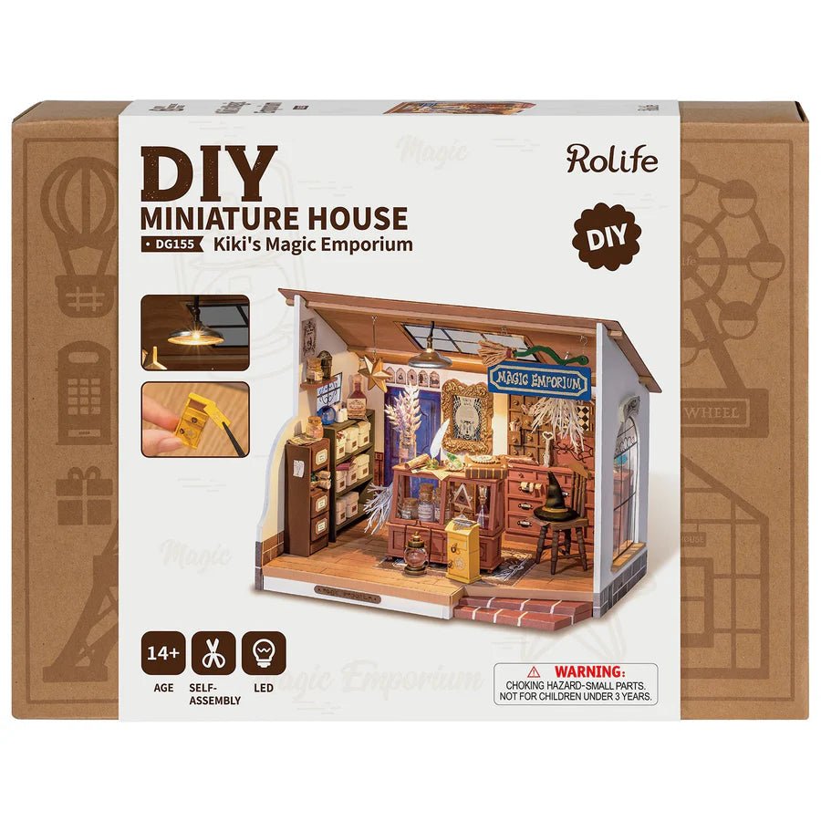 DG155 Kiki’s Magic Emporium Rolife Holzbausatz mit Licht
