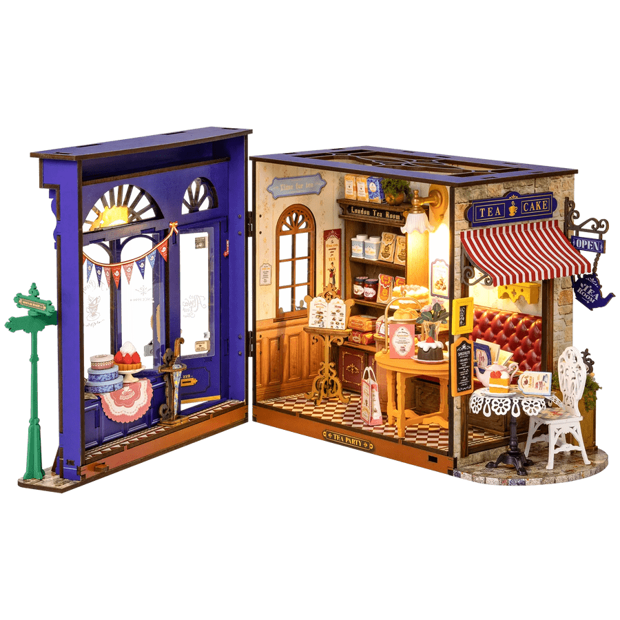 Rolife DG171 Miniatur Tearoom Bastelset mit Porzellantassen
