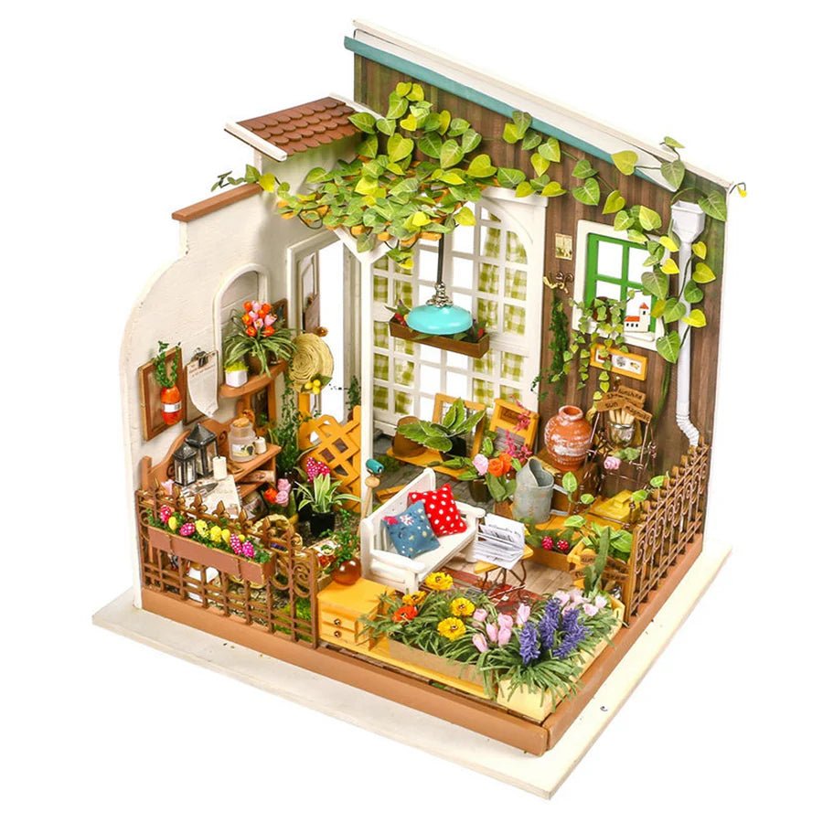 Rolife Miller’s Flower House DG108 Miniaturhaus mit Garten und LED
