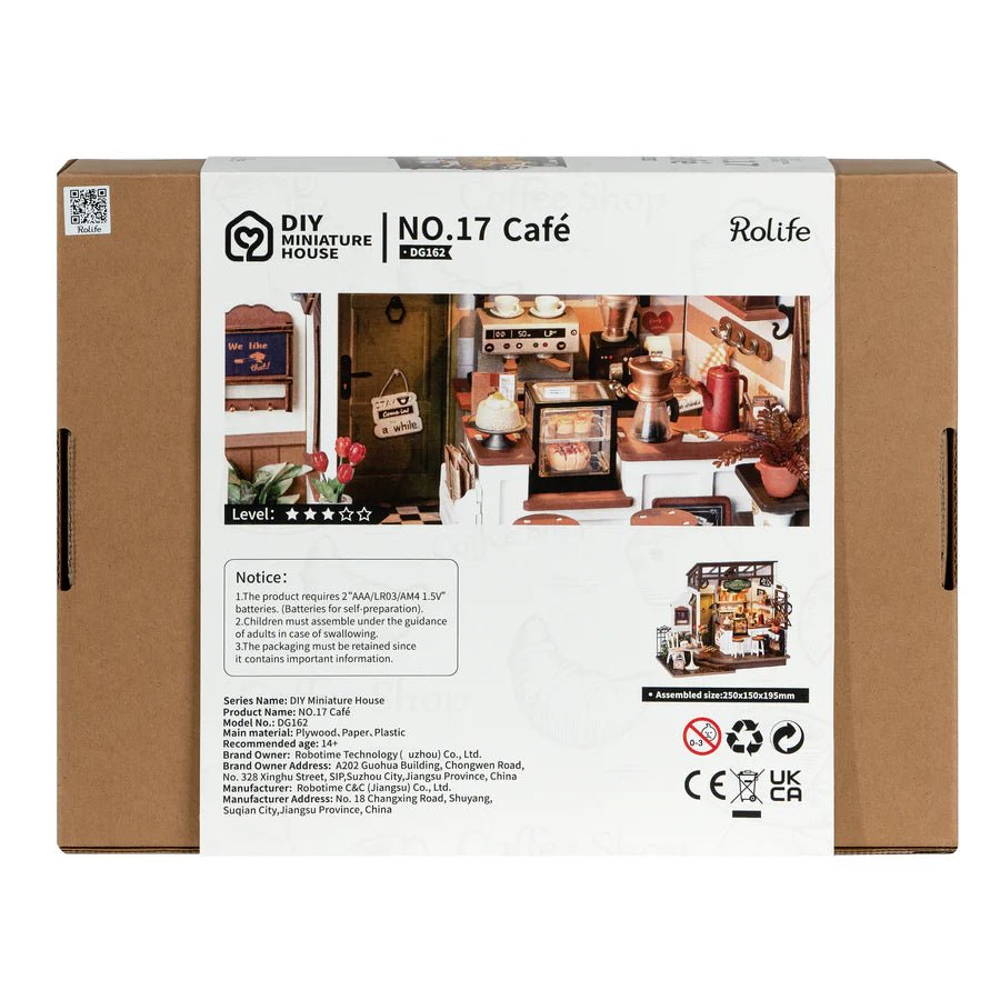 Slow Life Café DG162 Holzmodell Rolife mit LED-Beleuchtung
