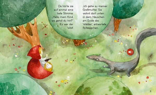 Hörbuch zum Anschauen – Der Märchenerzähler Rotkäppchen
