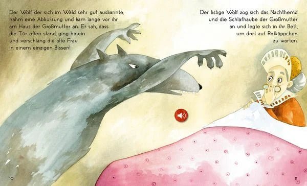 Märchenbuch Rotkäppchen – Vorlesen und Zuhören ab 4 Jahren