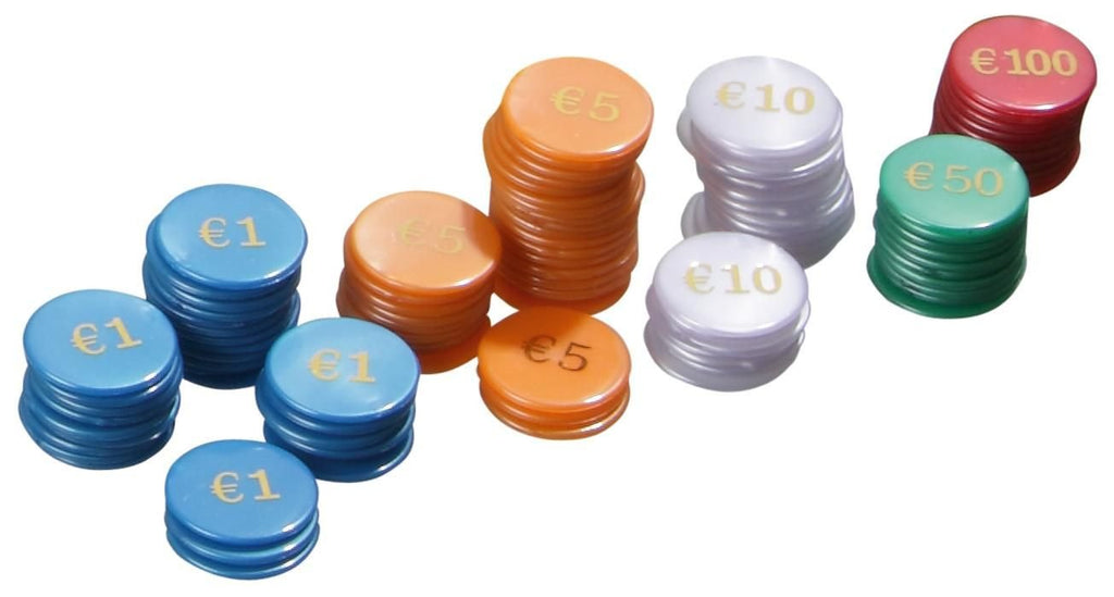 Standard Roulette Set mit Kunststoffkessel, Spielchips, Kugeln & Filzplan