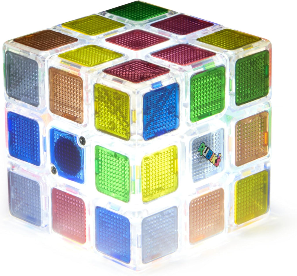 Speed Cube mit Zeitlimit 60 Sekunden – Rubik’s Pulse Würfel auf weißem Hintergrund
