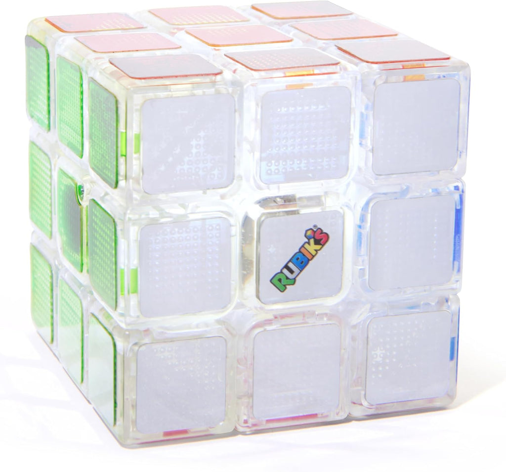 Rubik’s Pulse Cube mit aktiviertem Licht – Puzzle in Bewegung
