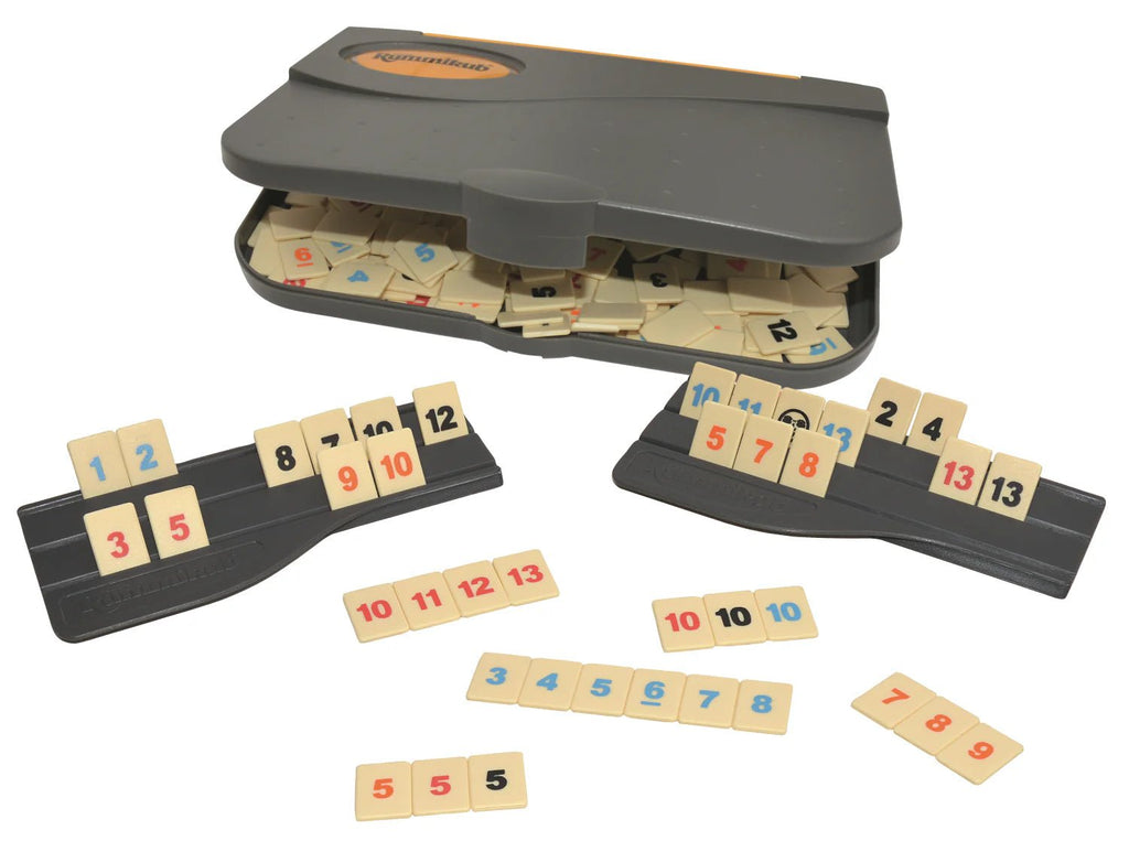 Aufbewahrungsbox geöffnet – Rummikub Kompakt
