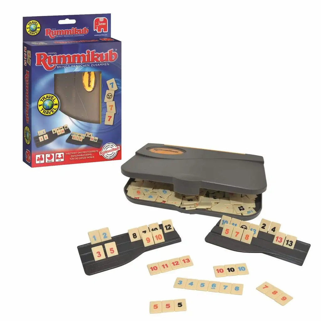 Original Rummikub Kompaktspiel – Reiseversion ab 7 Jahren
