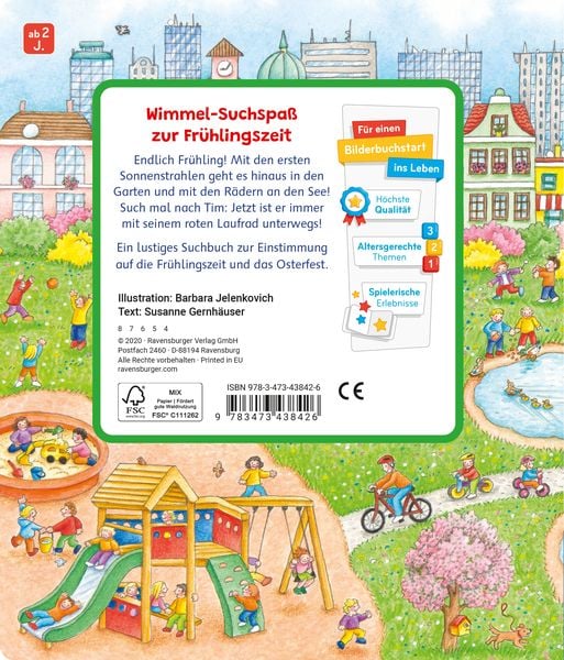 Sachen suchen - Im Frühling Wimmelbücher Ravensburger RATZEKATZ SPIELZEUGLAND