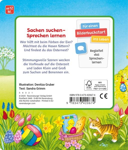 Sachen suchen - Mein erstes Sachen suchen: Ostern Wimmelbücher Ravensburger RATZEKATZ SPIELZEUGLAND