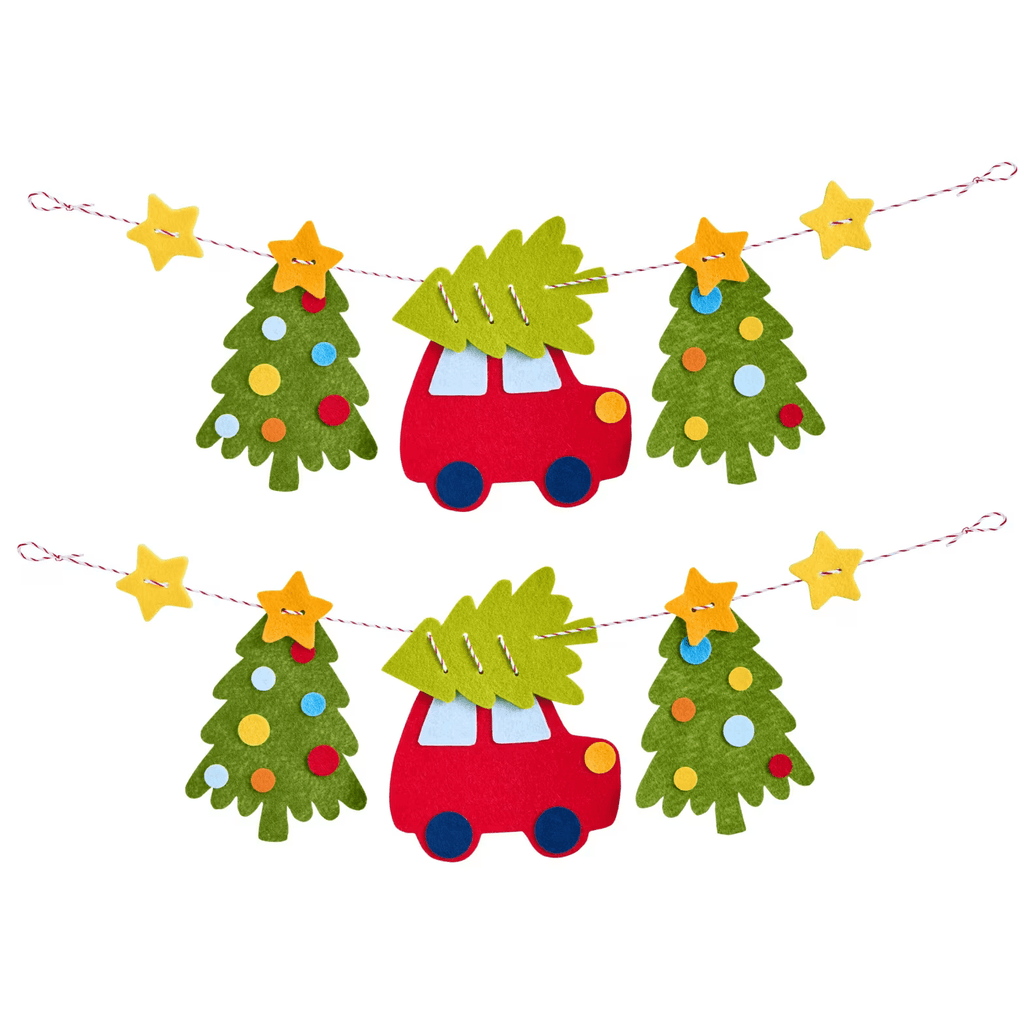 HABA Filzgirlande Weihnachtsfahrt Bastelset ab 3 Jahren
