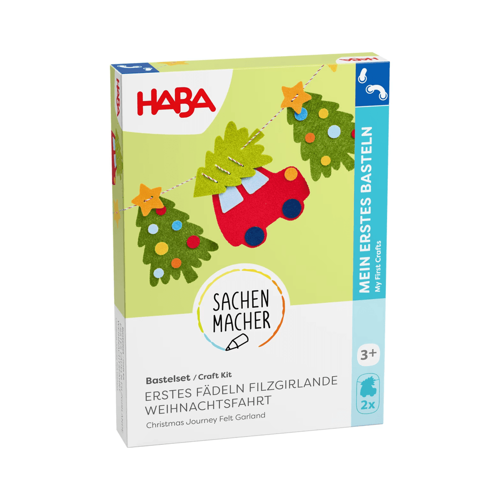 Erstes Fädeln Filzgirlande Weihnachten HABA ab 3 Jahren
