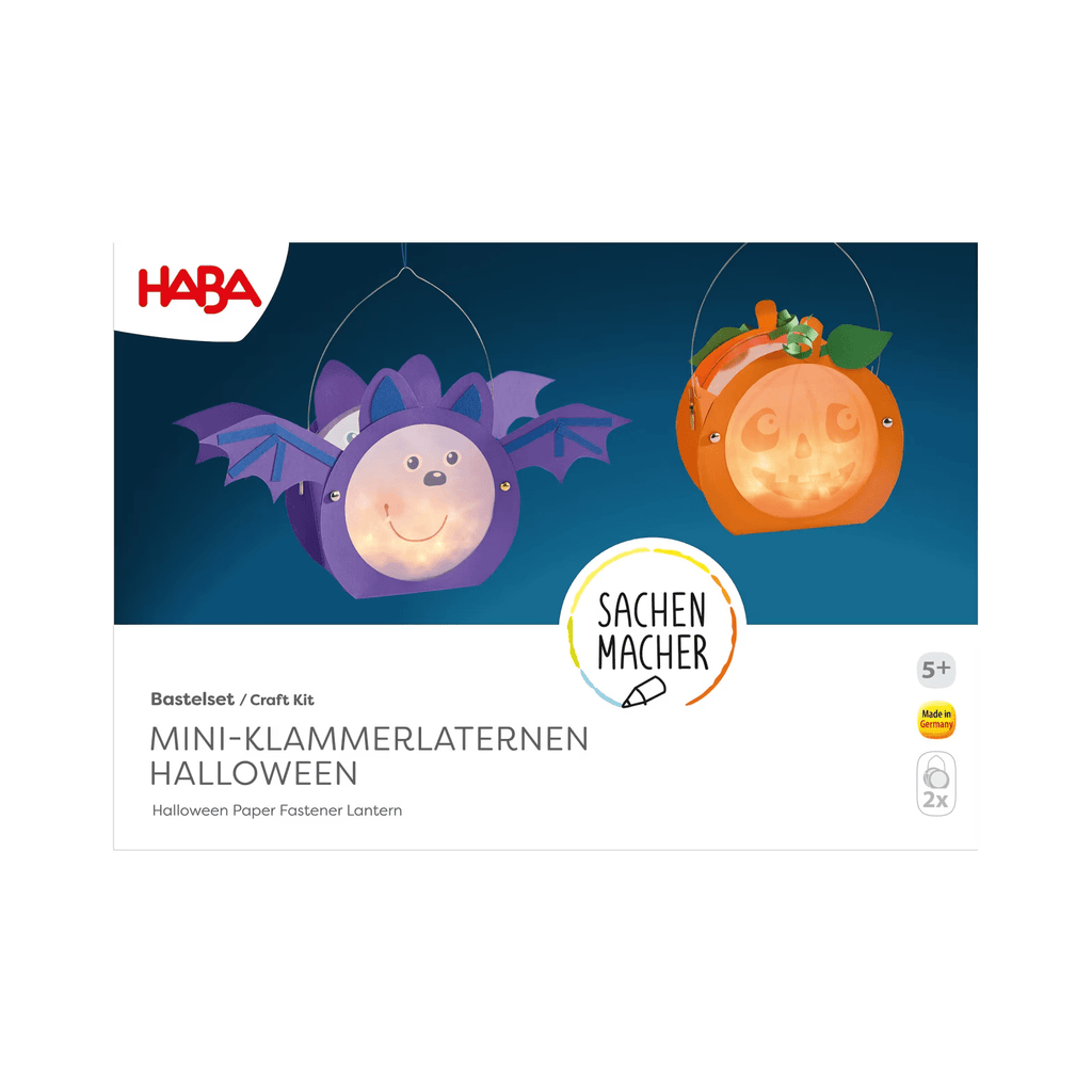 Bastelset Halloween Laternen ohne Kleber HABA ab 5 Jahren
