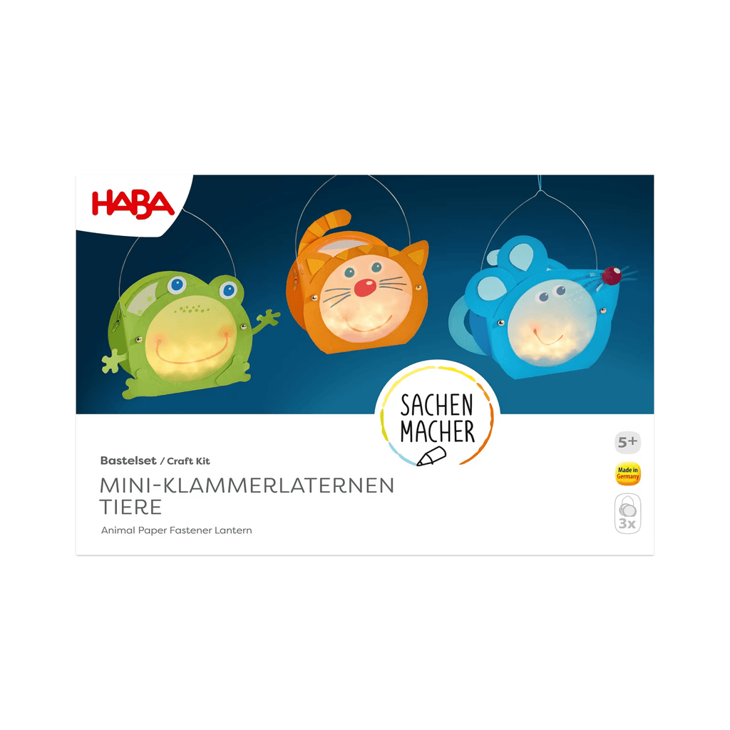DIY Mini-Klammerlaternen Tiere von HABA ab 5 Jahre
