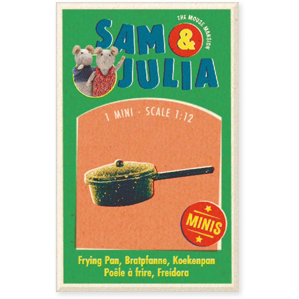 Sam & Julia Miniaturset - Minis: Bratpfanne - The Mouse Mansion Company BV