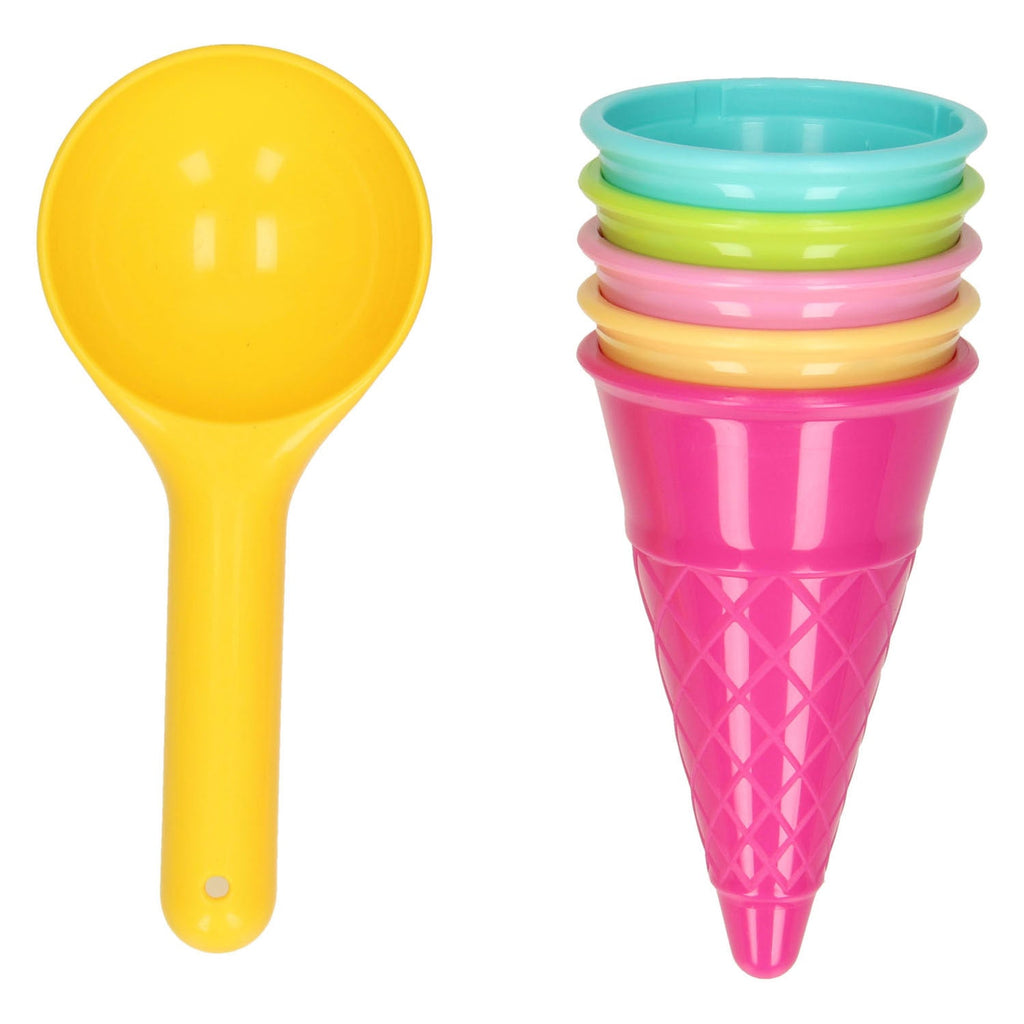Eiswaffel Sandspielzeug Set aus Kunststoff