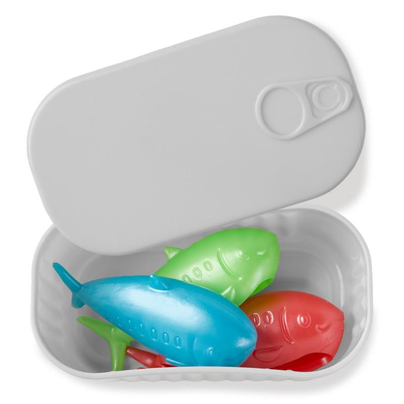 Drei Sticky-Gummi-Sardinen aus dem Trendhaus Fingerschleuder-Set
