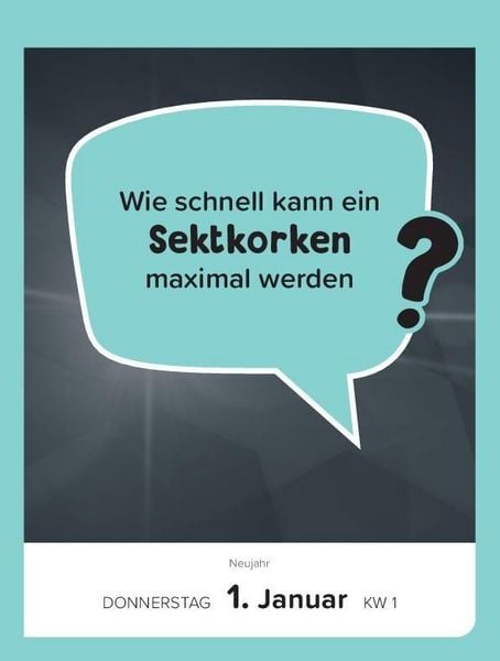 Abreißkalender 2026 mit Schätzfragen und witzigen Fakten
