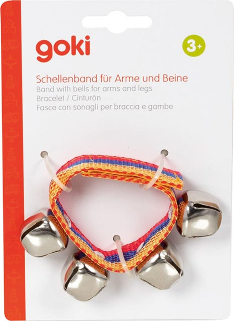 Schellenband für Arme und Beine mit 4 Glocken - Goki