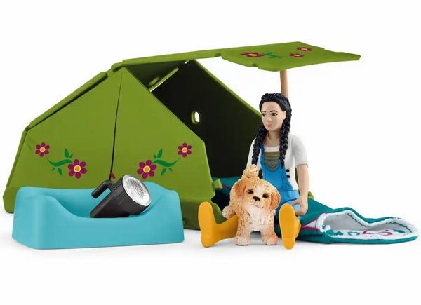 Schleich 42745 - Mini Spielset Camping Abenteuer mit Kim - Schleich