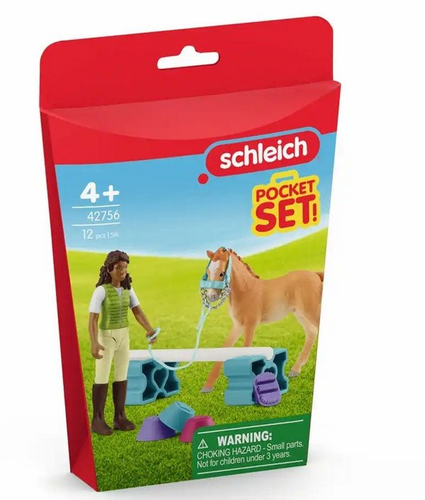 Schleich 42756 - Mini Spielset Trainingsset für Fohlen - Schleich