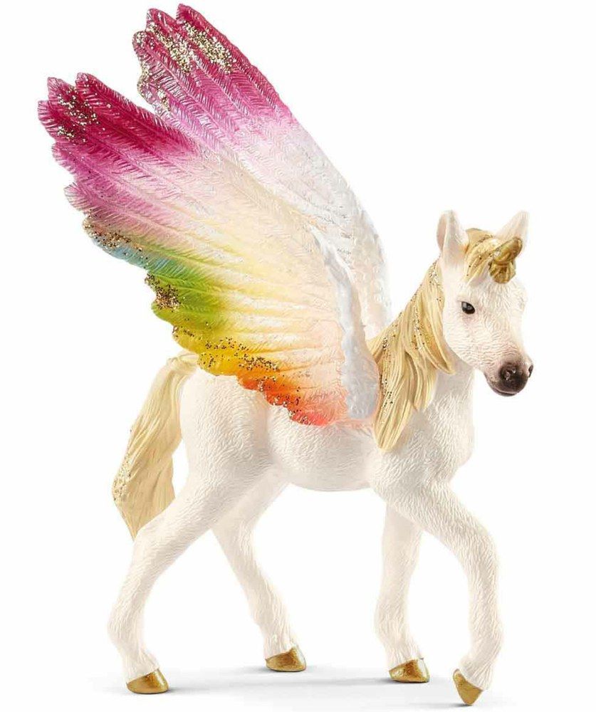 Schleich® bayala® - Geflügeltes Regenbogeneinhorn, Fohlen - Schleich