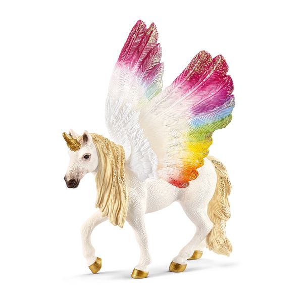 Schleich - Bayala, Geflügeltes Regenbogeneinhorn - Schleich