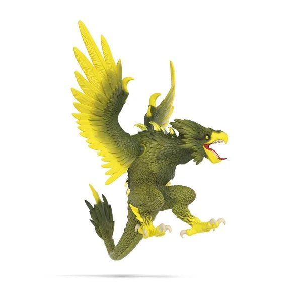 Dschungel Raptor von Schleich mit ausgebreiteten Flügeln
