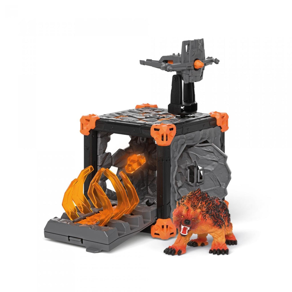Schleich Eldrador BattleCave Lava-Bär mit Höhle und Armbrust
