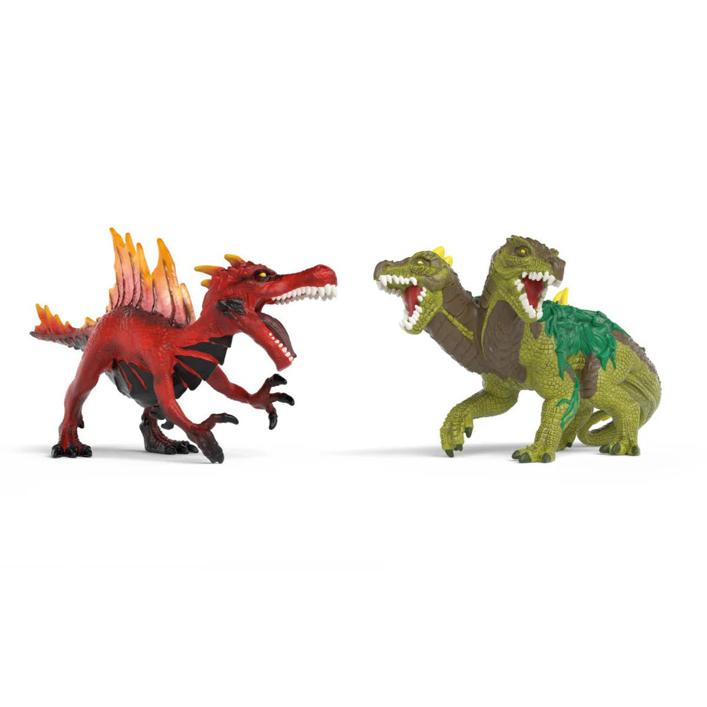 Feuersaurier vs Dschungelechse Schleich Eldrador Kreaturen Duell Figuren 7 12 Jahre