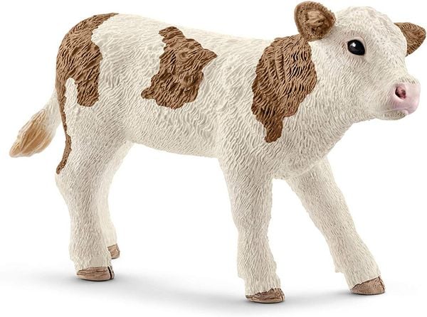 Schleich - Farm Life - Bauernhoftiere - Fleckvieh - Kalb - Schleich