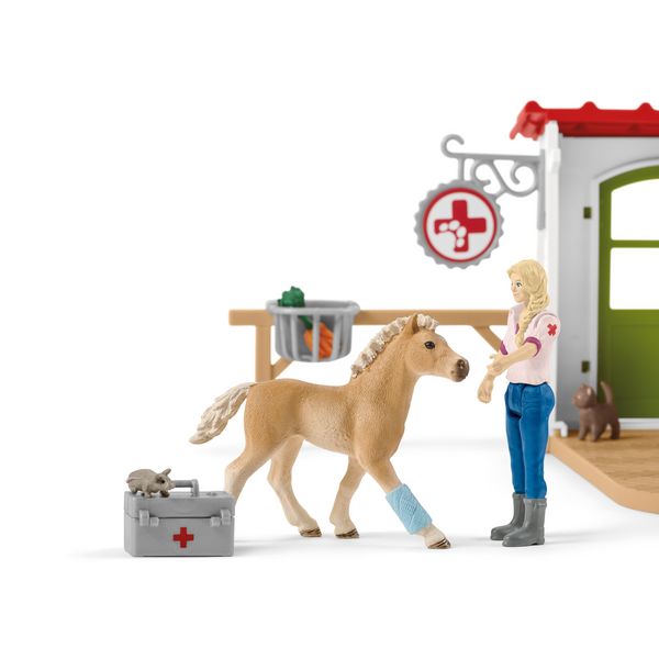 Schleich Farm World - Tierarzt - Praxis mit Haustieren - Schleich