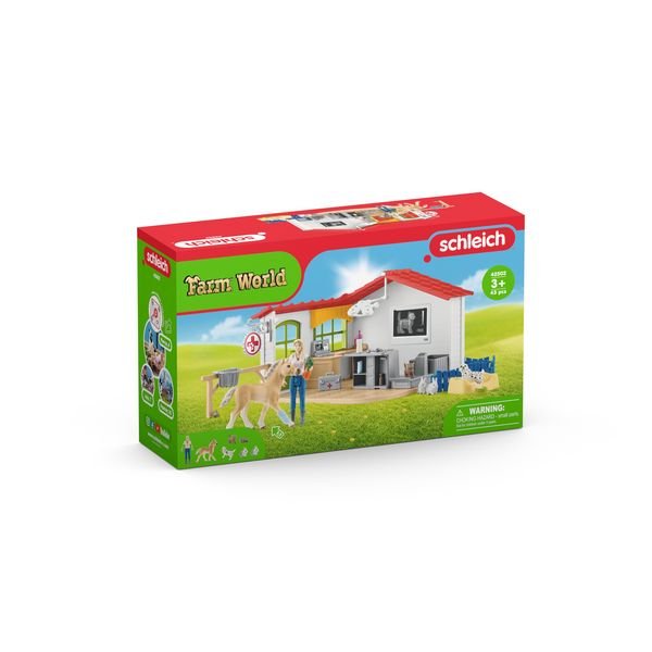 Schleich Farm World - Tierarzt - Praxis mit Haustieren - Schleich