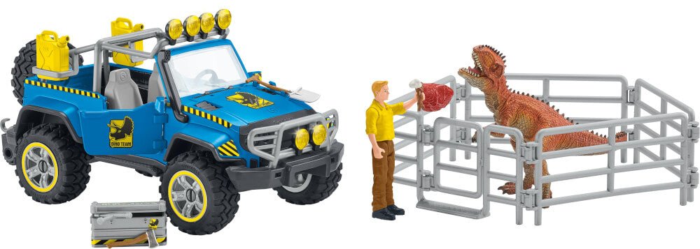 schleich® - Geländewagen mit Dino - Außenposten - Schleich