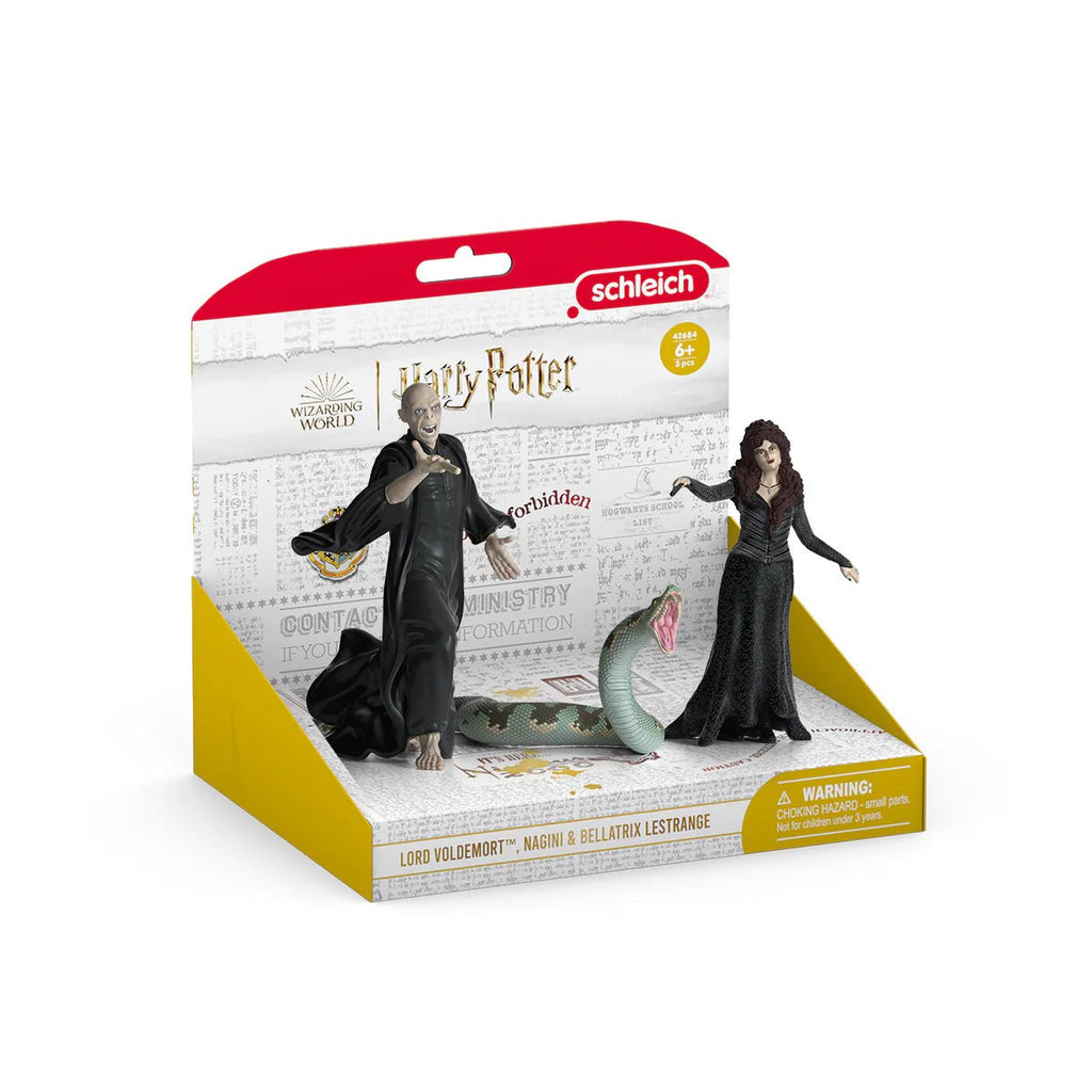 Schleich Harry Potter™ - Lord Voldemort, Nagini & Bellatrix Lestrange, Spielfiguren - Schleich