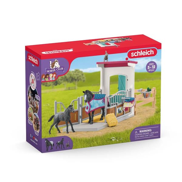 Schleich - Horse Club - Pferdebox mit Stute und Fohlen - Schleich