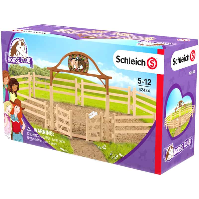 Schlieich Horse Club - Pferdekoppel mit Eingangstor - Schleich