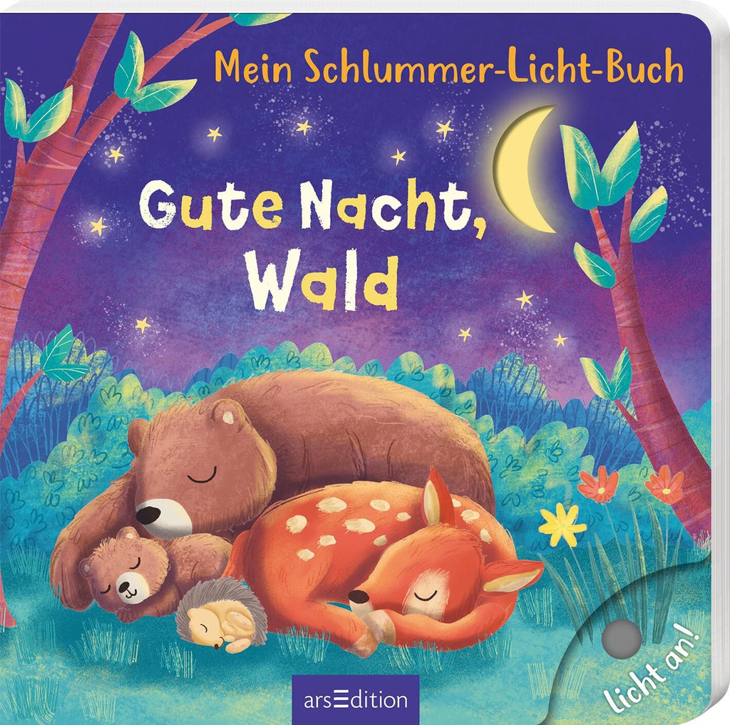 Schlummer-Licht-Buch Gute Nacht Wald mit LED-Lichtern für Kinder ab 18 Monaten

