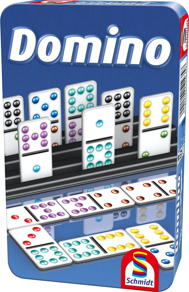 Schmidt Spiele - Domino, Metalldose - Schmidt Spiele