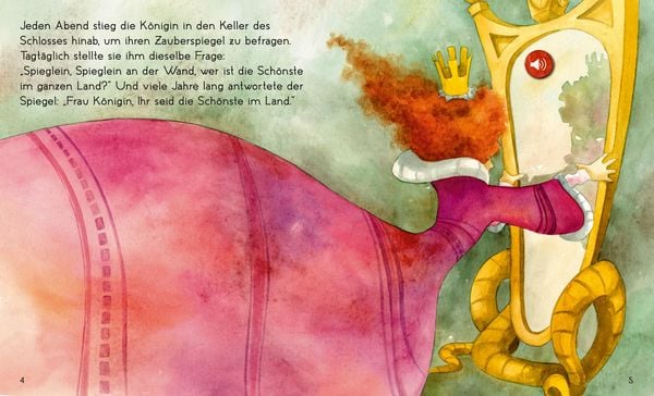 Schneewittchen Märchenbuch mit Knopfdruck-Vorlesefunktion
