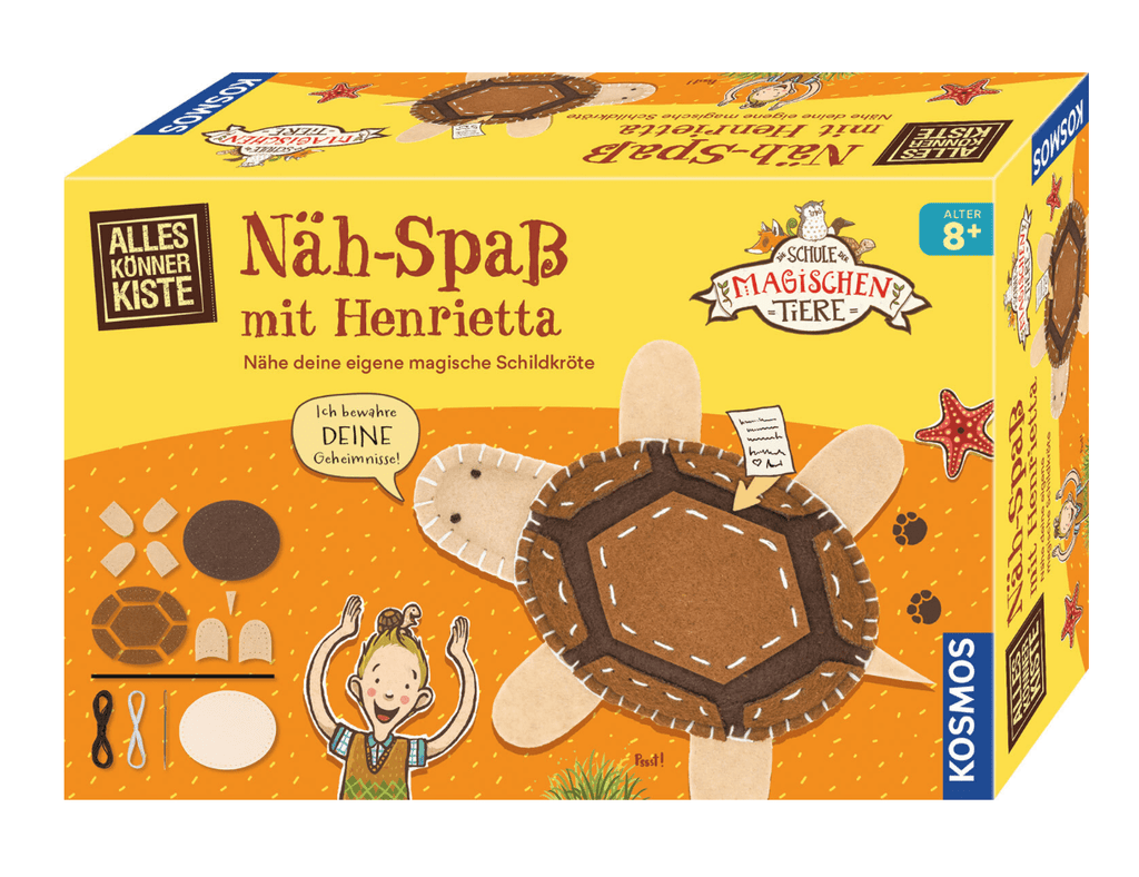 DIY-Nähset Henrietta Schildkröte aus „Die Schule der magischen Tiere“, ab 8 Jahren