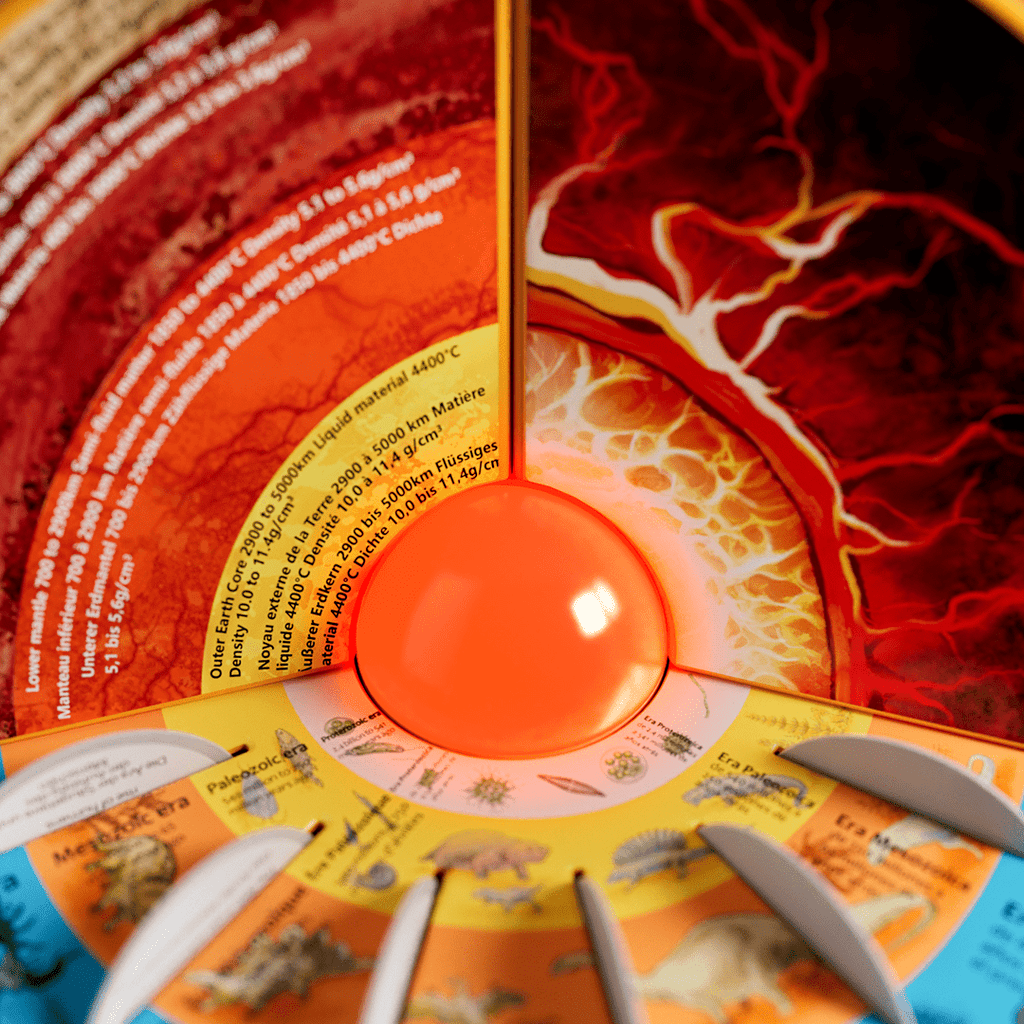 SCIENCE CAN Die Erde 3D Globus ab 6 Jahren mit Quiz und Karten

