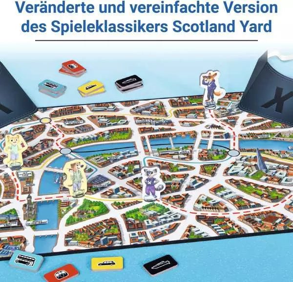Scotland Yard Junior Kinderspiel ab 6 Jahren – spannende Mister FoX Jagd
