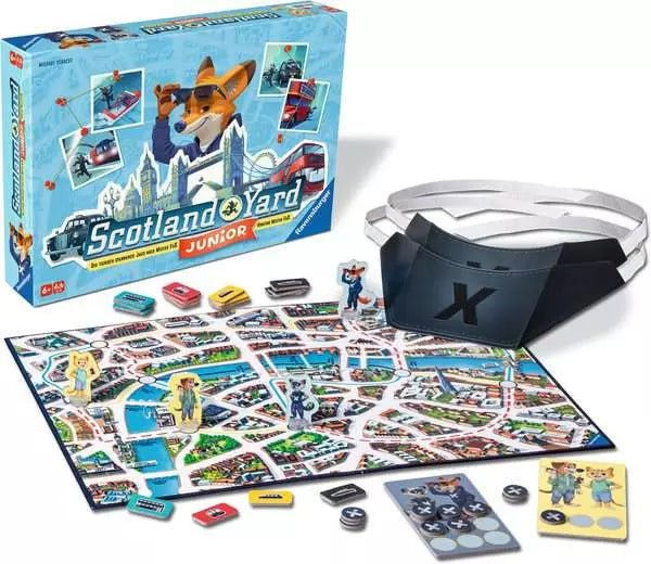 Scotland Yard Junior Kinderspiel ab 6 Jahren – spannende Mister FoX Jagd
