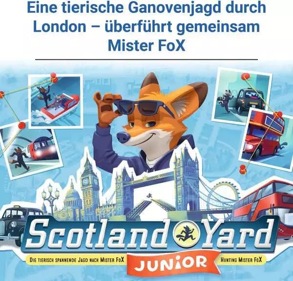 Scotland Yard Junior Kinderspiel ab 6 Jahren – spannende Mister FoX Jagd