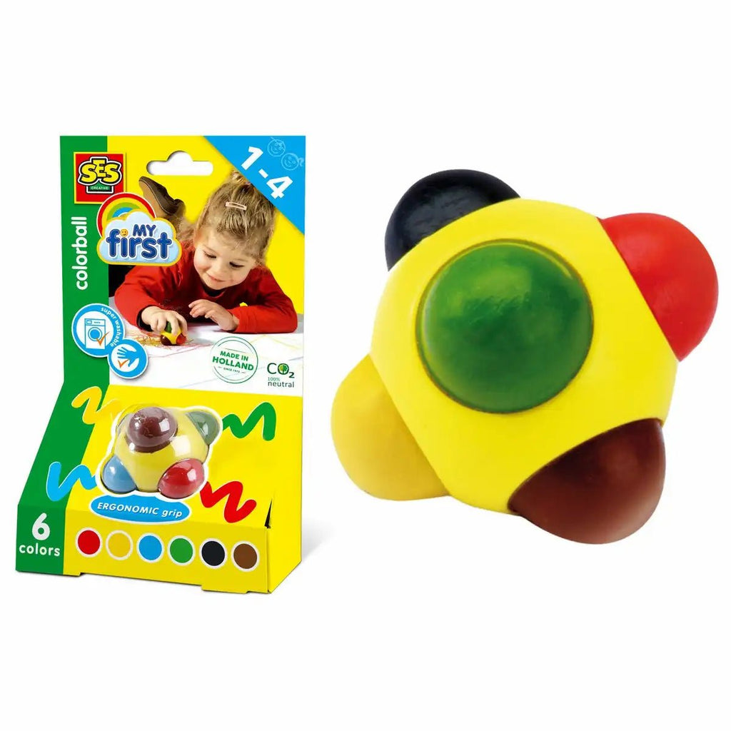 SES Creative Color Malball mit 6 Farben für Kinder ab 12 Monaten
